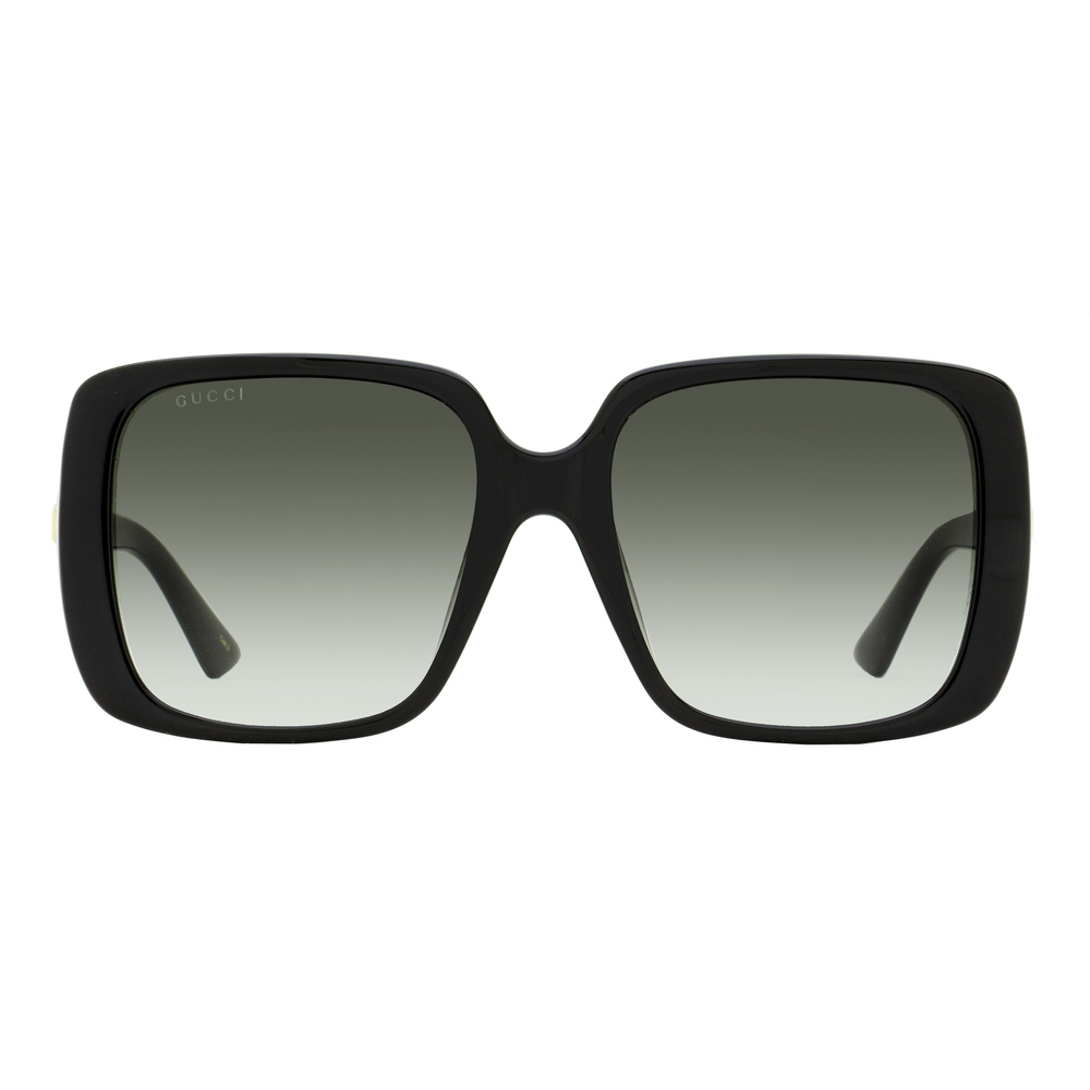 Gucci Oversized Square Sunglasses GG0632SA 001 Black 56mm - Picture 2 of 2